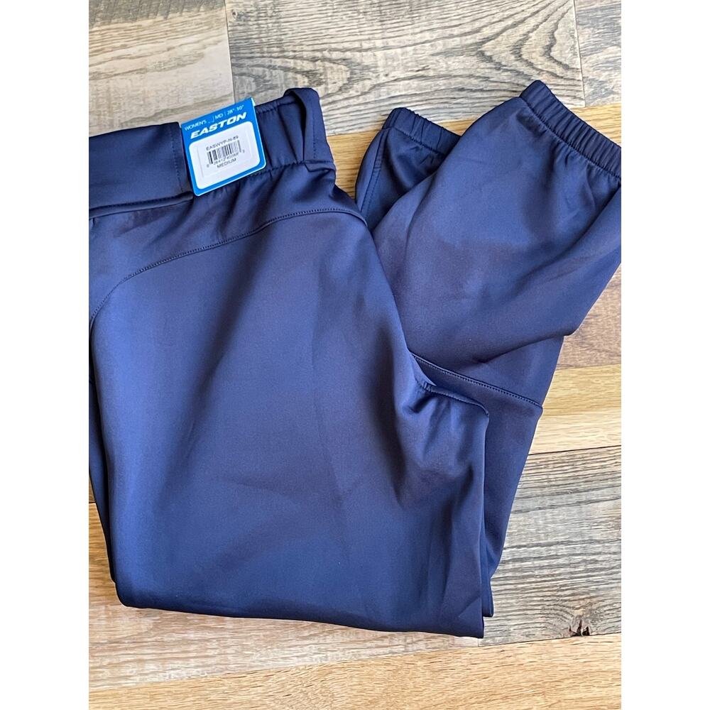 Easton Women's Softball Pants Navy Medium NWT Belt Loops Athletic